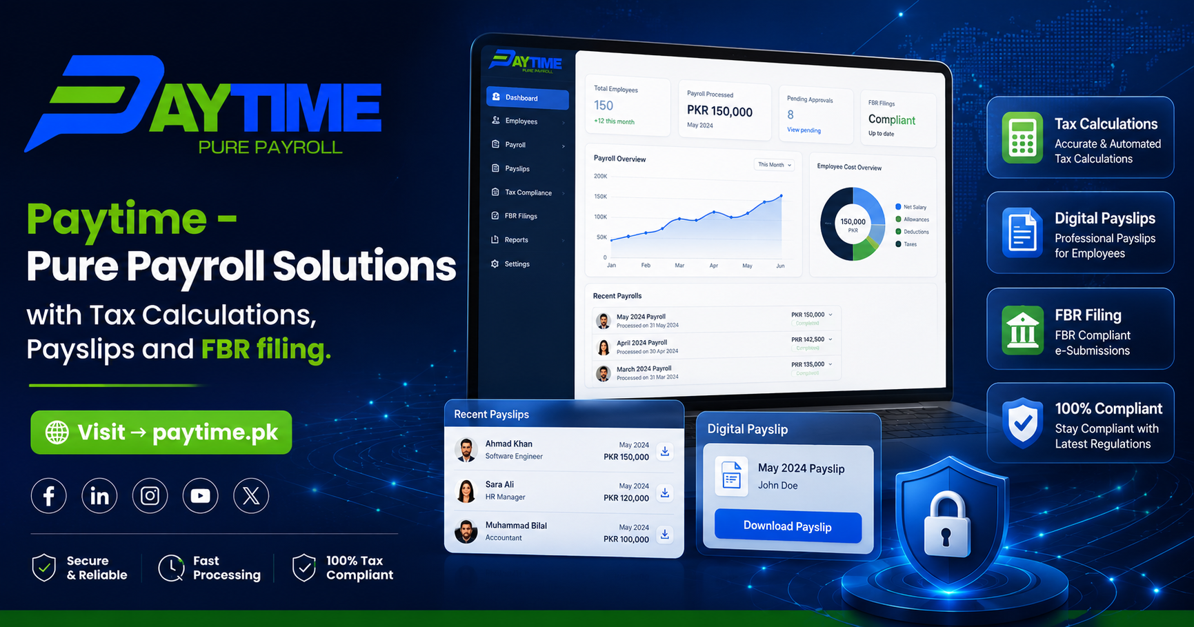 Payroll Software by Industry in Pakistan | PayTime